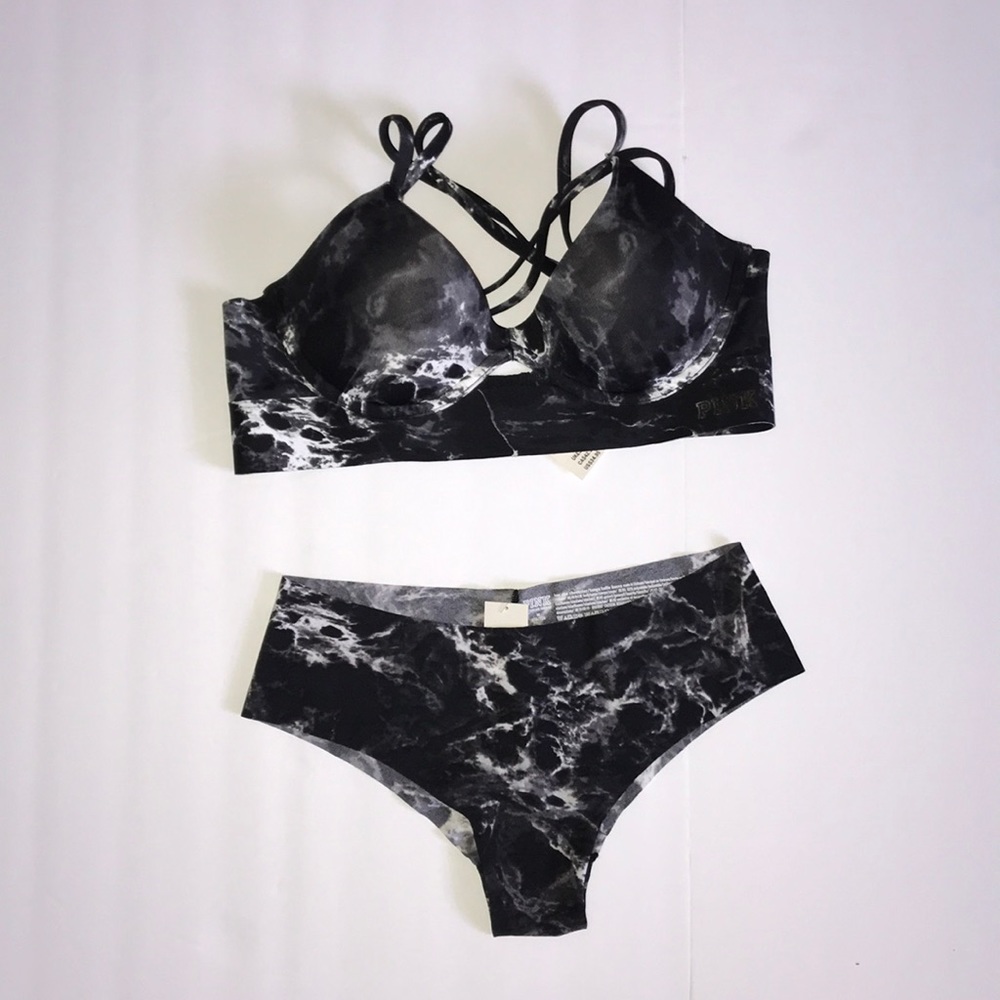 Vs pink bra set NWT